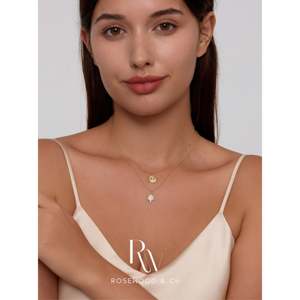 Collana Trendy Vintage in Vermeil Dorato con Ciondolo a Raggi di Sole, Anti-ossidazione, con Occhio di Allah, Elegante Catena a Raggi di Sole, Regalo per Lei - Product Image 2