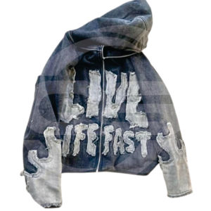 Fabricants de vêtements personnalisé respirant écologique surdimensionné Boxy Fit lavé à l'acide en détresse sweat à capuche femmes hiver printemps - Product Image 1