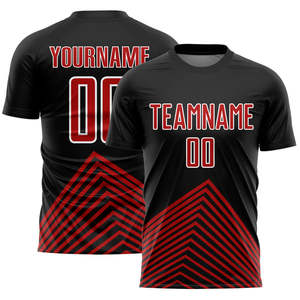 Camiseta de fútbol ligera personalizada más vendida, uniformes de fútbol OEM para escuelas de entrenamiento, clubes, equipos universitarios y partidos - Product Image 5