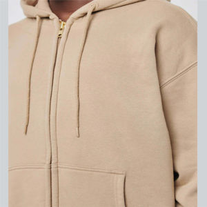 Sweat à capuche zippé Sherpa pour homme, sur mesure, unisexe, couleur unie, haute qualité, 100% coton polaire brodé pour l'hiver, taille 6XL - Product Image 6