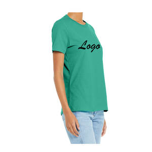 T-shirts d'été amples et décontractés pour femmes en gros, 100 % coton, manches courtes, séchage rapide, écologiques, respirants, de haute qualité - Product Image 3