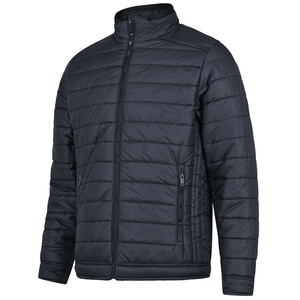 Nouveauté Vestes matelassées pour hommes Polyester/Coton Logo personnalisé Vestes respirantes pour hommes Service OEM Vestes matelassées pour hommes personnalisées - Product Image 1