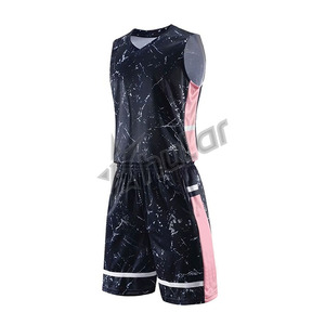 Maillots d'entraînement de basket-ball réversibles de haute qualité pour hommes imprimés sur mesure grande taille équipement d'entraînement d'équipe de sport pour l'été - Product Image 4