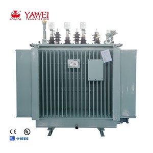 Transformateur de distribution immergé dans l'huile Yawei 1250KVA 10KV S11 à trois bobinages 100% cuivre, certifié IEC60076, 50/60HZ, garantie <span class=keywords><strong>2</strong></span> ans - Product Image 1