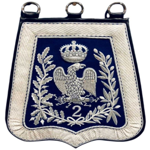 Badges Sabretache brodés à la main, personnalisés, de style victorien, à coudre, en feutre non tissé, pour promotion de vêtements - Product Image 3