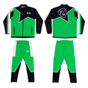 ชุดวอร์มกีฬาผู้ชายแบบสวมใส่สบาย ปรับแต่งได้ ผลิตจากโพลีเอสเตอร์ สำหรับฤดูใบไม้ร่วง ขายส่ง ชุดออกกำลังกาย ระบายอากาศได้ดี - Product Image 1