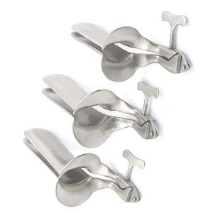 Haute qualité 3 pièces Collin spéculum ensemble finition lisse en acier inoxydable manuel gynécologie Instruments chirurgicaux CE ISO13485 - Product Image 4