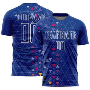 Camisetas de fútbol rojas de Francia al por mayor uniformes de sudadera deportivos de fútbol de poliéster en blanco - Product Image 3