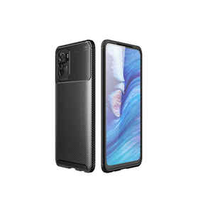 Funda Netzy para Poco M5S, Funda Protectora de Silicona Líquida Negra, Fundas Traseras Negras para Teléfonos Móviles - Product Image 1
