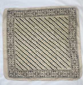 Bandana en coton bohème, imprimé à la main, écharpe, teinture naturelle, léger, bandeau d'été, enveloppe de cou de plage, unisexe - Product Image 3