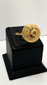 Phi Bộ Sưu Tập Của Phụ Nữ Độc Quyền Của 24kt Vàng Mạ Ruby Hợp Thời Trang Thiết Kế Mới Cho Đám Cưới Kỷ Niệm Bên Quà Tặng Vàng Vàng - Product Image 3