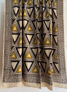 Écharpe imprimée à la main en coton 100% fait à la main Écharpe traditionnelle de Jaipur Écharpe Boho Chic légère et douce en coton - Product Image 6