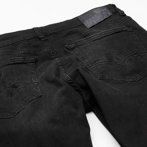 กางเกงยีนส์คลาสสิกกางเกงแฟชั่นยืดทรงตรงลำลองขายร้อนออกแบบได้ตามสบาย - Product Image 4