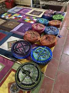 Lanterne textile artisanale Lanterne tissée traditionnelle Lanterne suspendue extérieure de 99GD - Caryln 0084935825297 - Product Image 4