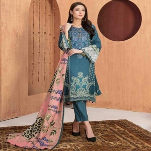 ชุดลำลองปักลาย,ชุด3ชิ้นสไตล์ปากีสถานและอินเดียชุดประจำชาติ - Product Image 6