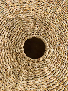 Seagrass And Water Hyacinth Laundry <b>Basket</b> Hamper With Lid And Cotton <b>Liner</b> Handwoven Clothes Storage <b>Basket</b> For Bathroom - Product Image 6