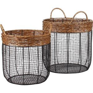 Panier à linge en fer multi-usages, idéal pour ranger les vêtements, les jouets, les linge de maison et les articles ménagers - Product Image 6