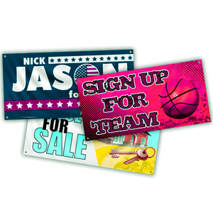 Weatherproof PVC Vinyl Custom Printed Banners & Flags for Events, Festivals & Outdoor Advertising