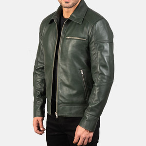Veste en cuir pour homme durable, coupe-vent, imperméable, écologique, de haute qualité, pour l'hiver, pour l'extérieur, au meilleur design, à prix compétitif - Product Image 2