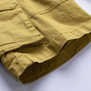Pantalones cortos Cargo de algodón para hombre al por mayor, de secado rápido, transpirables, de talla grande, con cintura media y logotipo, informales, multibolsillos, de alta calidad, sólidos - Product Image 2