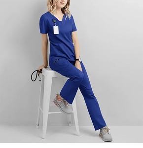 ชุดวิ่งออกกำลังกายสำหรับสัตว์เลี้ยงชุดแพทย์เสริมสวยสำหรับใส่ทำงานดูแลสุขภาพชุดทางการแพทย์สำหรับโรงเรียนพยาบาล - Product Image 1