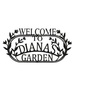 ป้ายเหล็กแบบวินเทจทำด้วยมือมีแผ่นโลหะสำหรับตกแต่งสวนด้วยเทคนิคอินเดีย - Product Image 1