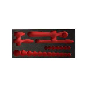 Plateau en mousse vide Facom pour jeu de douilles avec étuis à outils à cliquet - Product Image 1