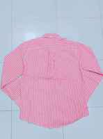 Pakaian Sisa Stok Berkualitas Premium Label Bermerek Pria Lengan Panjang 100% Katun Formal V-neck Anti Kusut Ramah Lingkungan