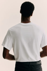 Vêtements de rue personnalisés unis Vêtements personnalisés de couleur blanche T-shirt à manches longues et courtes en jersey de coton pour hommes - Product Image 6