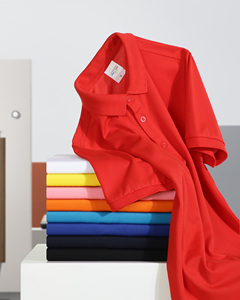 Venta caliente Unisex manga corta Polo camiseta gráficos bordados logotipo personalizado Opción de talla grande hombres niños camiseta para hombres - Product Image 3