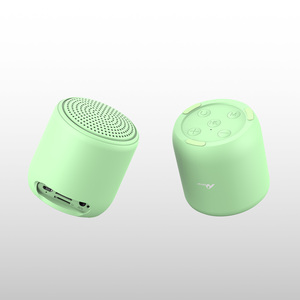 3W BT <b>Speaker</b> <b>with</b> LED Microphone <b>AUX</b> Communication Plastic Cabinet SPA-150 Green Battery Powered - Product Image 3