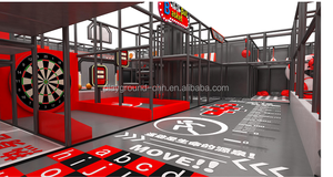 El más adorable Temático Atractivo Alta calidad Certificado Indoor Playzone Trampoline Park Ninja Course <span class=keywords><strong>para</strong></span> la venta - Product Image 6