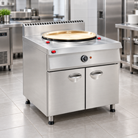 Four à Shengjian électrique commercial rotatif avec armoire, en acier inoxydable, pour la cuisson de pains frits, idéal pour les restaurants de snacks