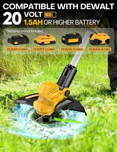 <span class=keywords><strong>Tagliabordi</strong></span> a batteria 21V 12 pollici con ruote, strumento per giardinaggio, bobina, batteria, OEM, fai da te, leggero, velocità <span class=keywords><strong>e</strong></span> potenza. - Product Image 4