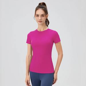 plus size women's t-shirts Women Sports Shirt <b>Tight</b> Yoga top Dry Gym Top Outdoor Short Sleeve Running Sportswear Women T-shirts - Product Image 1