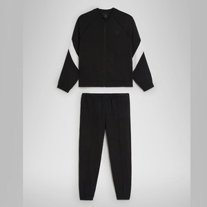 Nuevo conjunto de chándal de dos piezas con estampado personalizado para mujer de otoño, conjunto sólido de dos piezas para correr, conjunto de pantalón con capucha y logotipo personalizado para niñas - Product Image 2