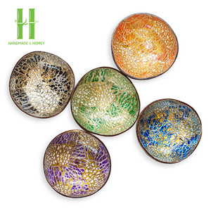 Tazón de Coco Natural, Éxito de Ventas, Buen Precio, Artesanía Ecológica para Frutas y Ensaladas, Logotipo Personalizado, Fabricante Vietnamita - Product Image 4