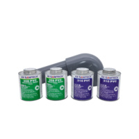 Colle pour tuyaux en PVC pour conduites industrielles, tubes DWV, conduites robustes en UPVC, ciment pour tuyaux CPVC, ciment solvant gris de qualité américaine