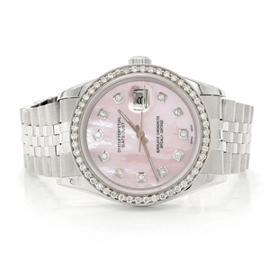 Reloj de Cuarzo para Hombre de Acero Inoxidable con Incrustaciones de Moissanita, Esfera de Cristal y Diamantes VVS - Product Image 1