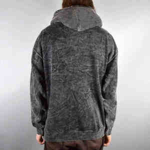 Peso pesado Zip Up Fleece Blank Plain Custom Acid Wash Pullover Sudaderas con capucha desgastadas Hombres Oversized Vintage Hoodi Fabricantes - Product Image 2