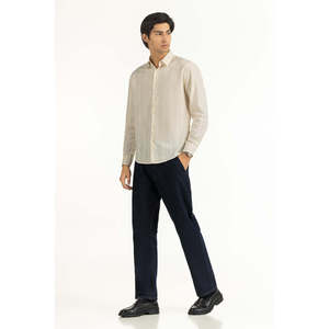 Camisas Casuales a Cuadros para Hombre con Cuello Alto, Tela Popelina Transpirable, Modelo MN-CS-WS25-289, Camisas de Negocios y Casuales ODM - Product Image 3