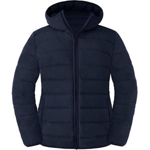 Chaqueta Acolchada Tejida Personalizada para Mujer 2025/2026, Chaqueta de Invierno Sólida, Transpirable, de Secado Rápido, Cuello Alto, Teñido Liso, para Uso Casual al Aire Libre - Product Image 1