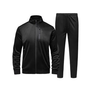 Custom Men's Zip-Up Tracksuits Stand-Up Collar Jogger <b>Pants</b> with Breathable Sweat <b>Suits</b> Plus Size Winter Collection - Product Image 4