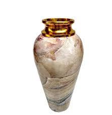 Fresh Arrival Shiny Metal Flower <b>Vase</b> Aluminum Gold & Silver for Home <b>Decoration</b> Floor <b>Vase</b> - Product Image 3