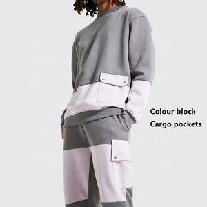 ชุดวอร์มกันหนาวผ้าฟลีซสำหรับผู้ชาย,ชุดฝึกซ้อมชุดวอร์ม Ftiness กำหนดได้เอง - Product Image 3