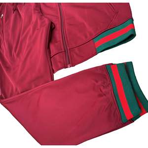 Vêtements de plein air pour hommes, survêtements deux pièces, survêtement hip hop, ensemble de vêtements de sport en polyester respirant - Product Image 2