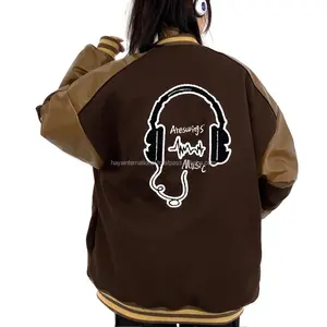 Offre promotionnelle veste personnalisé avec broderie Chenille et son Musical, coupe-vent Softshell - Product Image 4