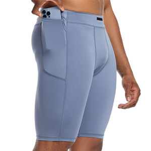 Solid Color Best Selling <b>Men</b> Compression <b>Shorts</b> Breathable Custom Made <b>Men</b> Compression <b>Shorts</b> - Product Image 2