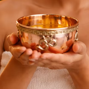 Vajilla de Cobre India, Artesanía Tradicional en Metal, Tazón de Cobre con Acabado Antiguo, Tazón Decorativo Étnico para el Hogar - Product Image 5