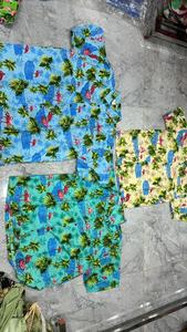 Green Leaf Print Short Sleeve <b>Shirt</b> - Product Image 4